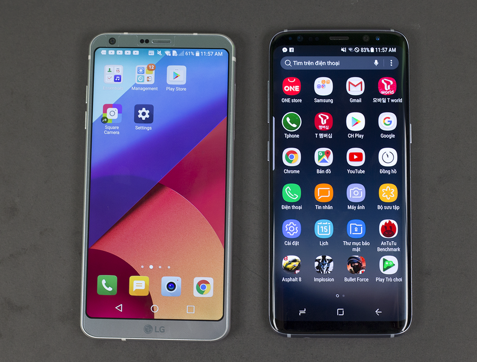 So sánh thiết kế của Galaxy S8 và LG G6 - 6 So sánh thiết kế của Galaxy S8 và LG G6 - 6