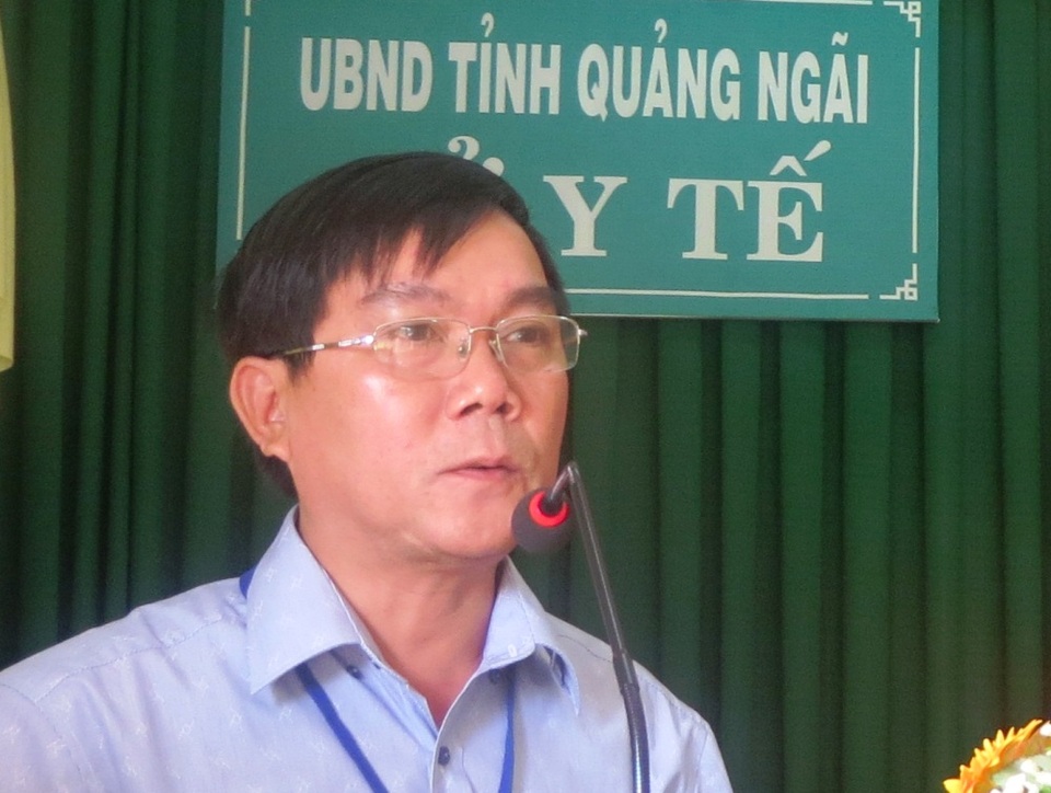 
Ông Nguyễn Tấn Đức - Giám đốc Sở Y tế Quảng Ngãi - bị phê bình vì vắng họp không có lý do.
