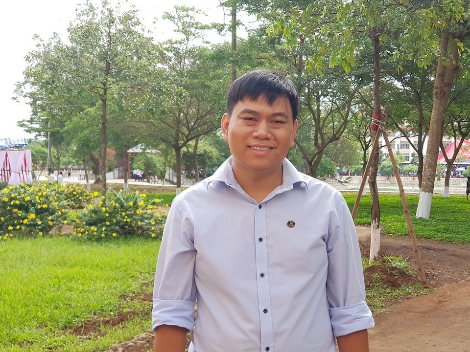 Sáng chế máy phát hiện gian lận thi cử - 1 Anh Tôn Thất Trường Nam, người sáng chế ra máy phát hiện gian lận thi cử bằng thiết bị công nghệ cao (ảnh NVCC)