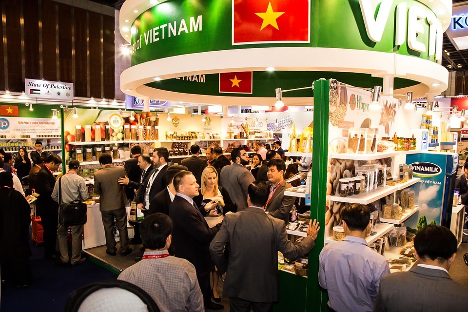 33 doanh nghiệp Việt Nam tham gia gian hàng quốc gia Hội chợ Gulfood Dubai 2017 - 2
Gian hàng quốc gia của Việt Nam tại hội chợ