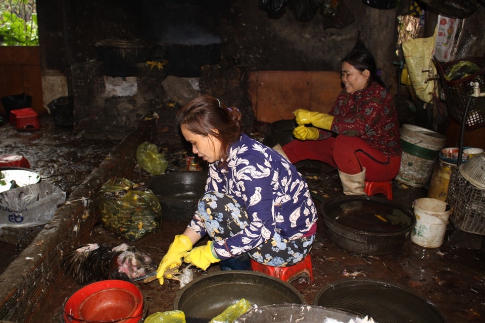 
Hàng chục con gia cầm được giết mổ trong điều kiện vệ sinh kém tại chợ Nghĩa Dõng
