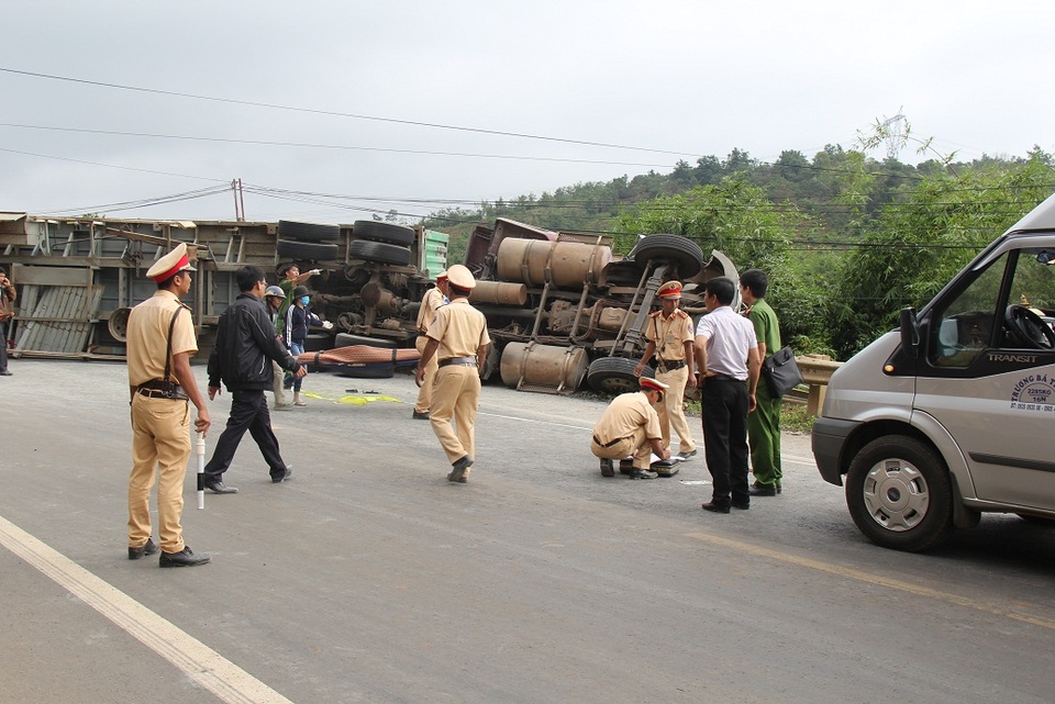 Đi làm sớm, nam thanh niên bị xe container cuốn tử vong - 1 
Vụ tai nạn khiến anh Huyền tử vong trong lúc đi làm sớm