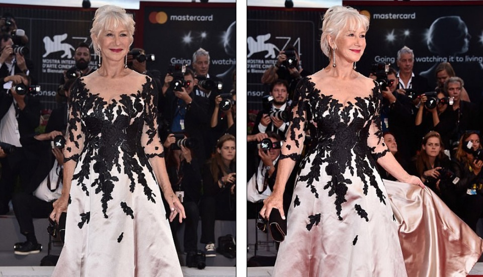 
Helen Mirren rạng rỡ dự LHP Venice ngày 3/9 vừa qua
