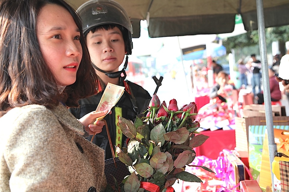 Hoa hồng được lựa chọn nhiều hơn cả trong ngày Valentine.