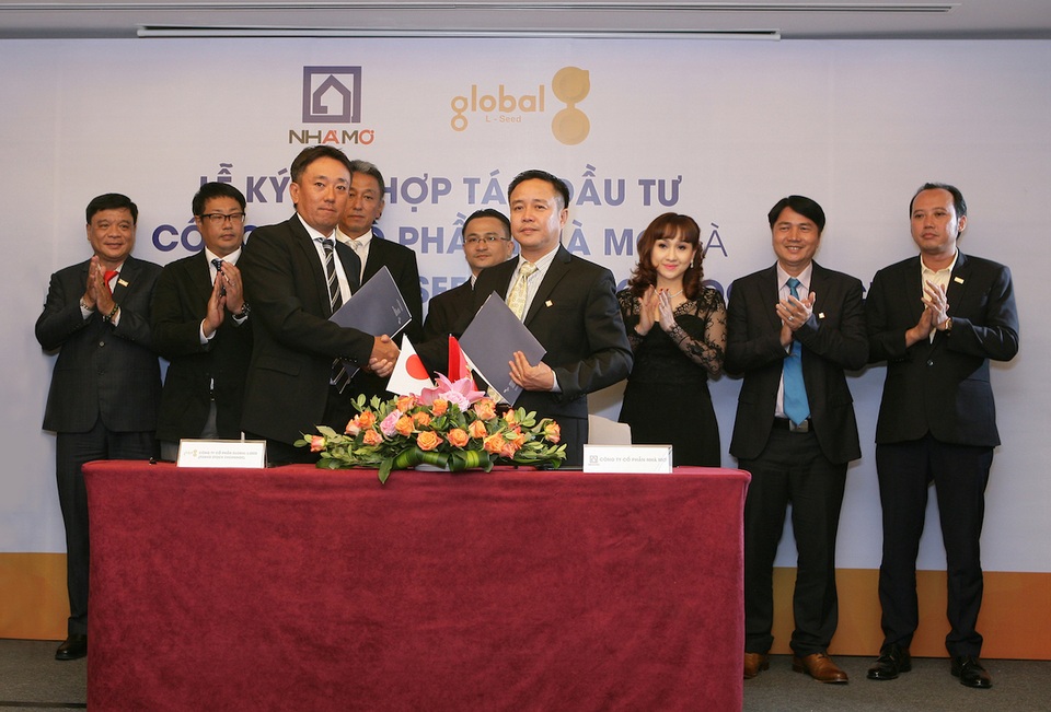 Thanh toán 30% nhận nhà, cơ hội đầu tư "hot" 2017 - 2 Lễ ký kết hợp tác giữa Tập đoàn The Global Group và Công ty Cổ phần Nhà Mơ