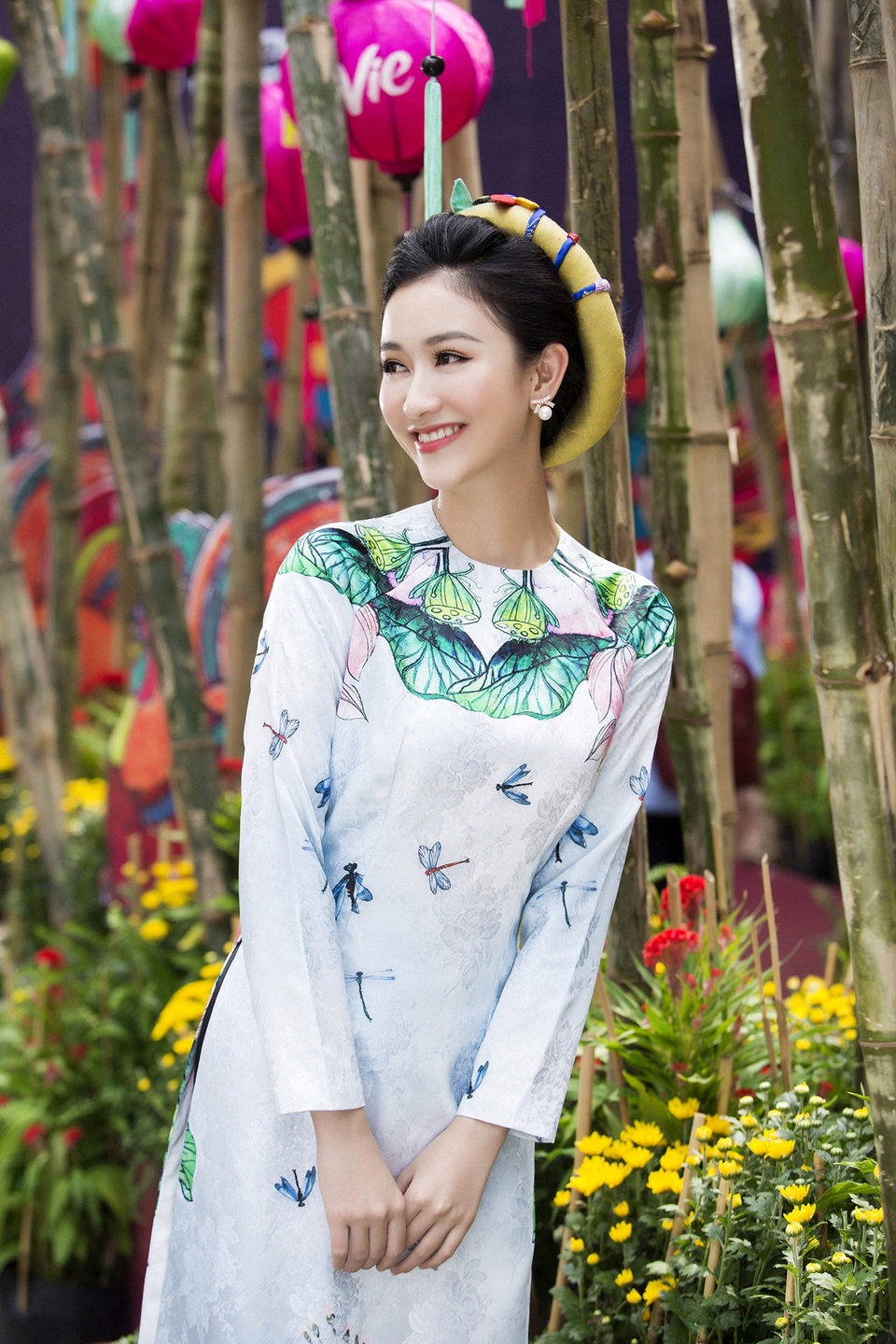 Á hậu Hà Thu lên tiếng về áo dài cách tân - 13