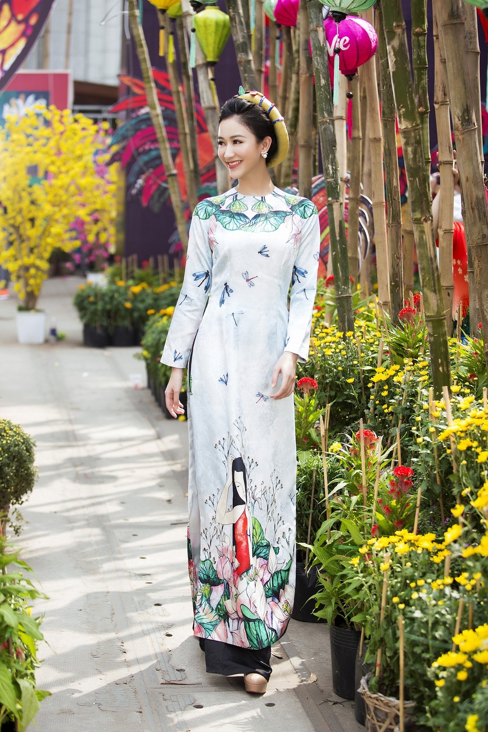 Á hậu Hà Thu lên tiếng về áo dài cách tân - 14