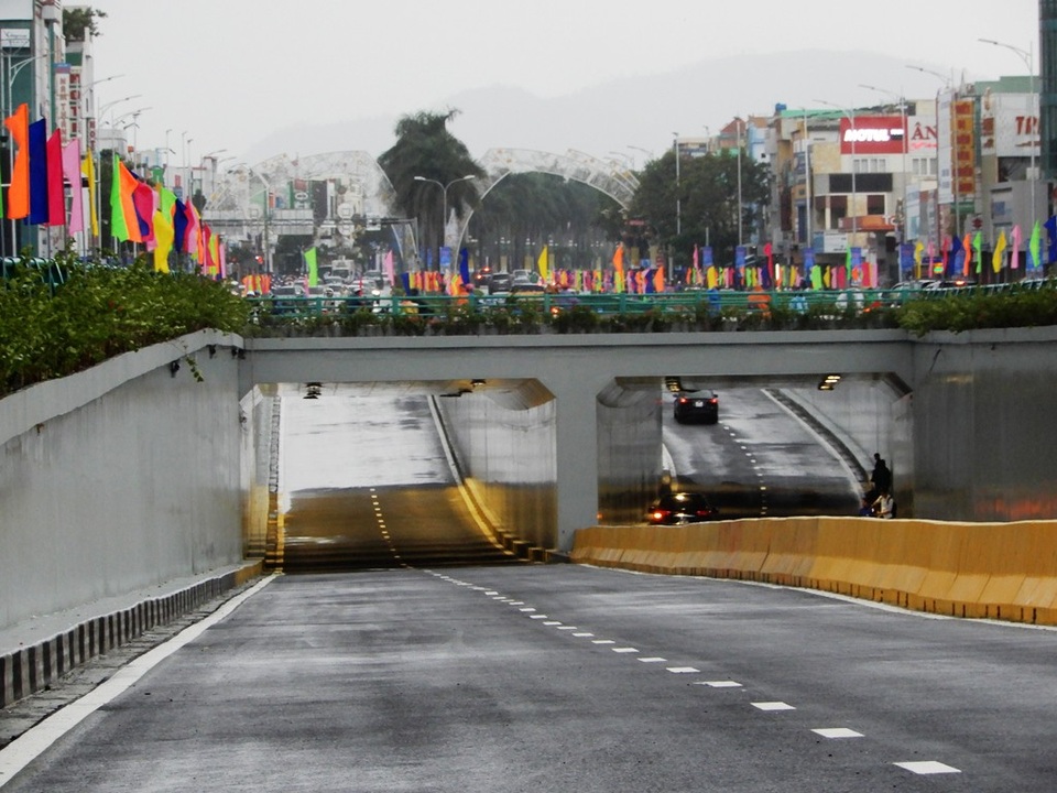 
Công trình hầm chui phục vụ APEC đã hoàn thành kịp tiến độ.
