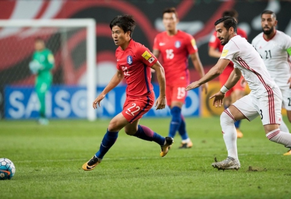 Hàn Quốc bị Iran cầm hoà không bàn thắng
