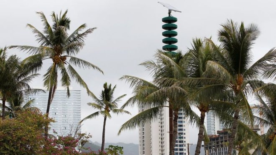 Triều Tiên thử tên lửa “quái vật”, Hawaii thử còi báo động tấn công sau gần 40 năm - 1
Hệ thống còi báo động khẩn cấp được kích hoạt lại ở Hawaii. (Ảnh: Reuters)