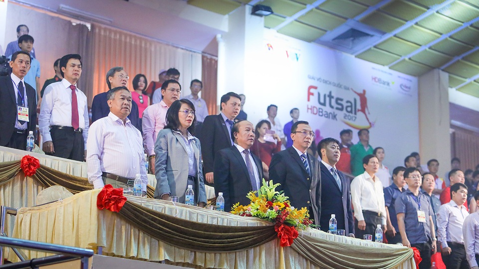 Giải futsal Vô địch quốc gia HDBank 2017 tăng cả về lượng lẫn chất - 1 Lễ khai mạc giải futsal VĐQG HDBank 2017 chiều 8/4