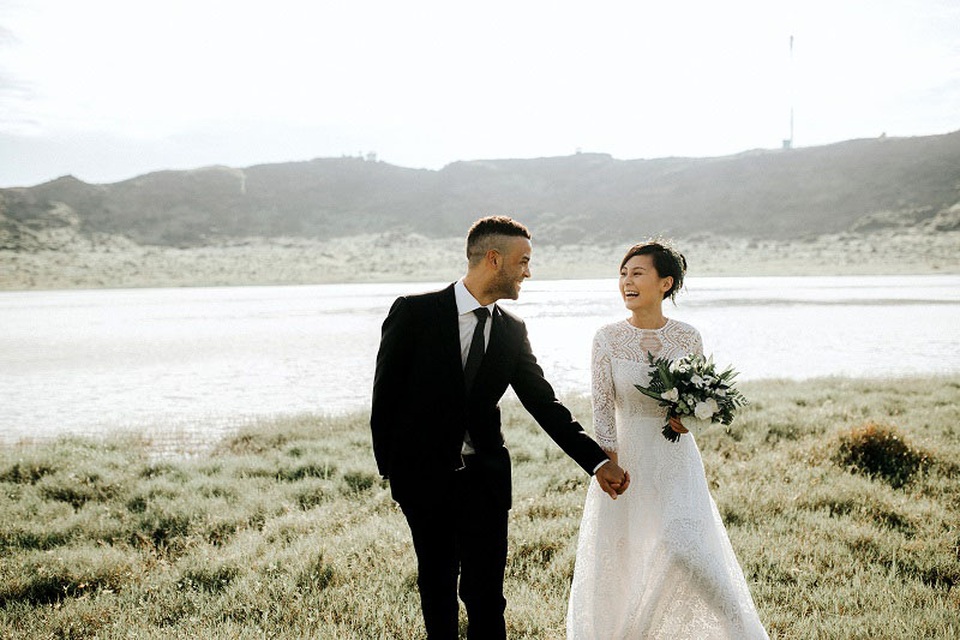 Họ đã có một bộ ảnh cưới lãng mạn chụp tại Lý Sơn