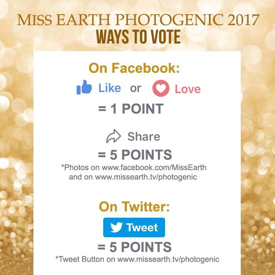 Hà Thu đang dẫn đầu bình chọn Hoa hậu ăn hình nhất tại Miss Earth 2017 - 1
Hoa hậu Trái đất 2017 đã khởi động phần bình chọn Hoa hậu ăn hình nhất bắt đầu từ ngày hôm qua 27/10.