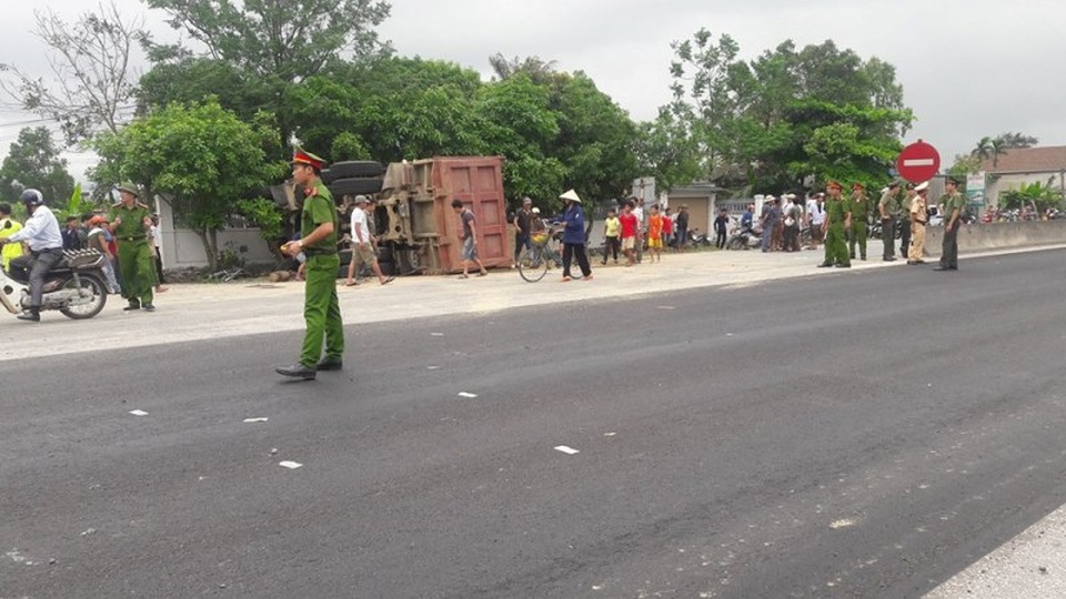 
Hiện trường vụ tai nạn
