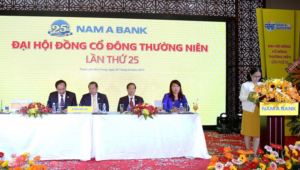 ĐHĐCĐ Nam A Bank: Thông qua nghị quyết tăng vốn điều lệ lên 5.000 tỷ đồng - 1 Nam A Bank thông qua mục tiêu tăng vốn điều lệ lên 5.000 tỷ đồng