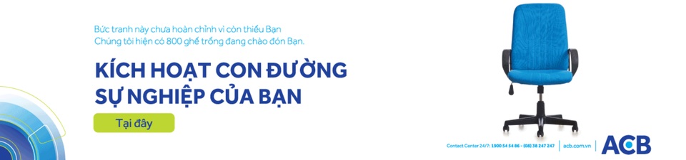 Kích hoạt sự nghiệp - Chiến dịch tuyển dụng đầy sáng tạo của ACB - 2 Kích hoạt sự nghiệp - Chiến dịch tuyển dụng đầy sáng tạo của ACB - 2