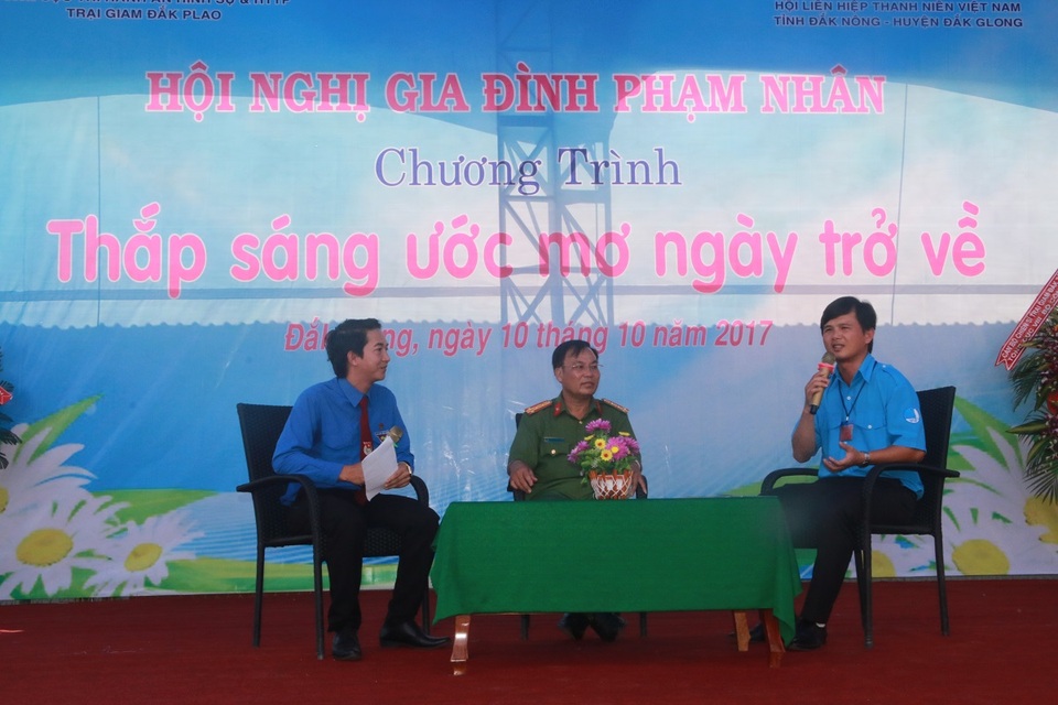 Hơn 1000 phạm nhân được “thắp sáng ước mơ ngày trở về” - 3 Chia sẻ của Giám thị trại giam Đắk P’lao, Chủ tịch HLHTN tỉnh Đắk Nông với phạm nhân