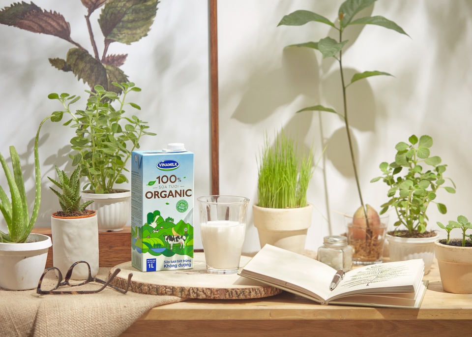 Vinamilk đánh dấu Việt Nam trên bản đồ Organic thế giới - 6 Sữa Vinamik 100% organic theo tiêu chuẩn châu Âu.