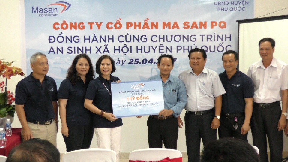 Masan PQ đồng hành cùng chương trình an sinh xã hội huyện Phú Quốc - 1 Masan PQ đồng hành cùng chương trình an sinh xã hội huyện Phú Quốc - 1
