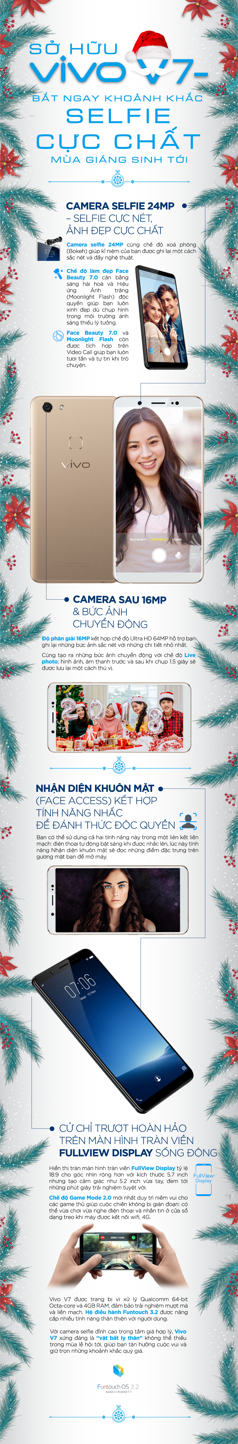 Sở hữu Vivo V7 – Bắt ngay khoảnh khắc selfie cực chất của mùa Giáng sinh - 1 Sở hữu Vivo V7 – Bắt ngay khoảnh khắc selfie cực chất của mùa Giáng sinh - 1
