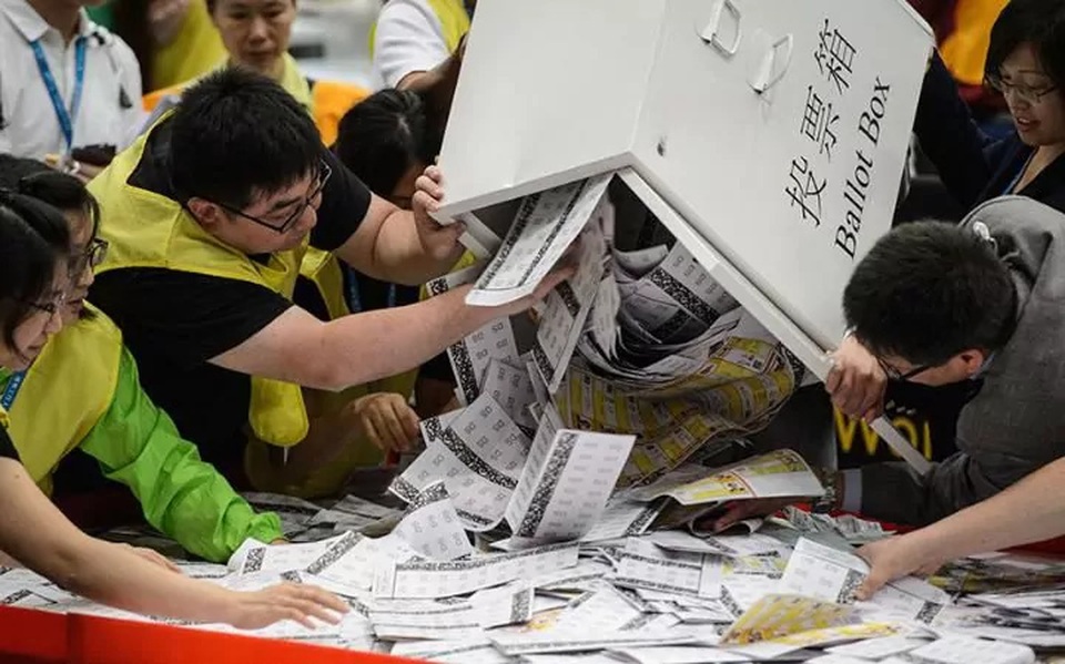 Những sự kiện nổi bật tại Hong Kong từ khi được trả về Trung Quốc - 6
(Ảnh: AFP)