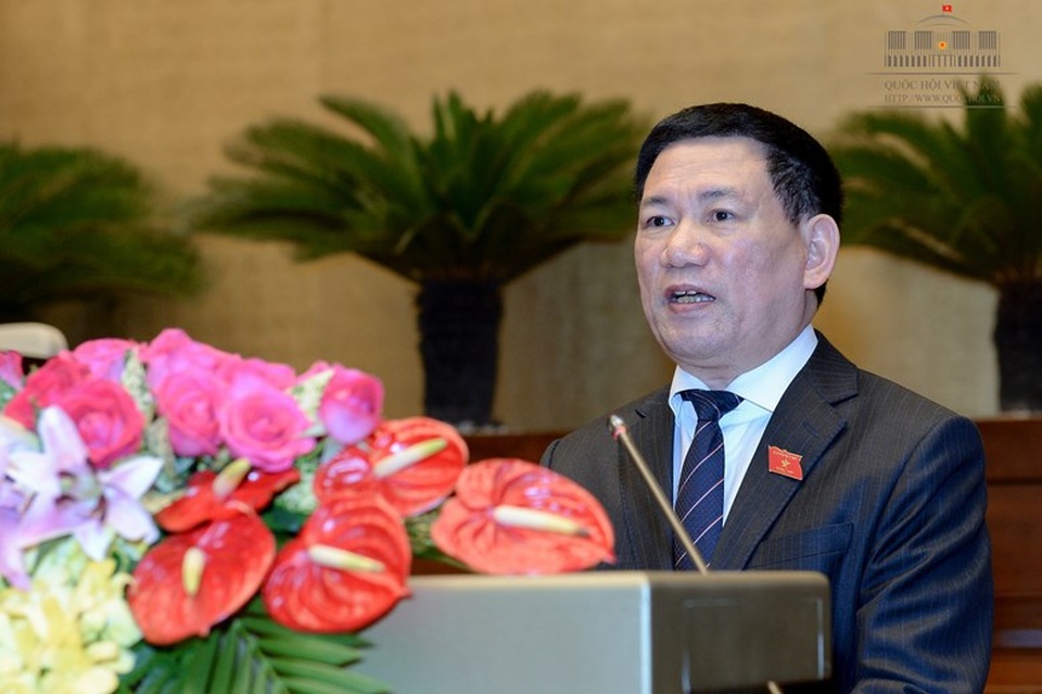 Ông Hồ Đức Phớc cho biết đã có trường hợp vi phạm thuế phải chuyển cơ quan công an điều tra do có dấu hiệu hình sự (ảnh: VPQH)