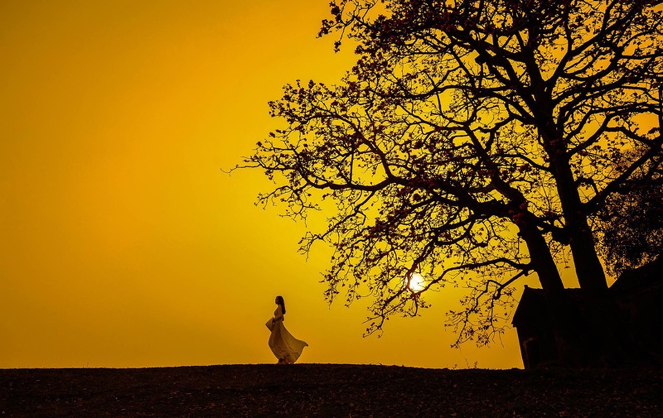 Á khôi ĐH Nội vụ đẹp như nàng thơ trong ánh nắng chiều - 10