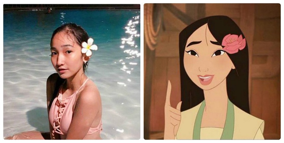 Thiếu nữ giống nhân vật Hoa Mộc Lan gây sốt mạng - 1
Sasha Raphaelle Gloria có nhiều nét tương đồng với nhân vật chính trong phim hoạt hình Hoa Mộc Lan