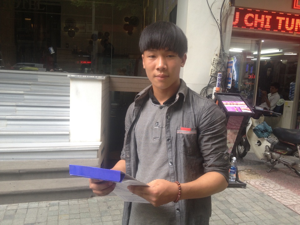 Em Nguyễn Văn Nhân với bộ hồ sơ đăng ký đại học