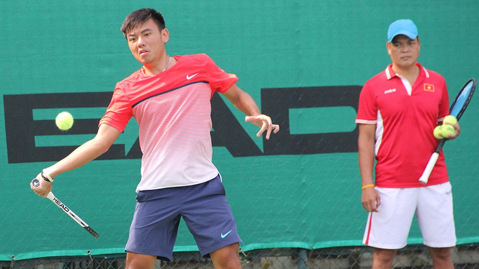 Chuẩn bị cho Davis Cup, đội tuyển quần vợt Việt Nam tập mùng 3 Tết - 3 ... anh tiếp tục là niềm hy vọng lớn nhất của đội tuyển Việt Nam tại Davis Cup năm nay