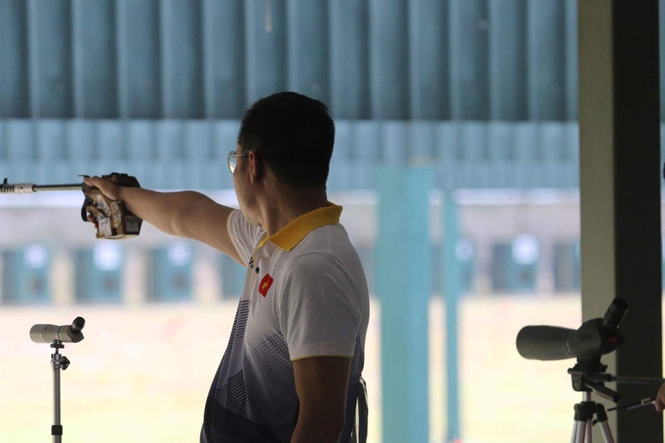Nhật ký SEA Games ngày 22/8: Ánh Viên giành cú đúp HCV - 22
Hoàng Xuân Vinh giành quyền vào chung kết 50m súng ngắn nam