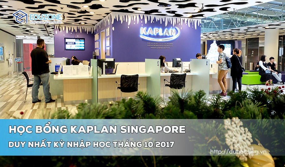 Chương trình học bổng 50% học phí của Kaplan Singapore - 1 Chương trình học bổng 50% học phí của Kaplan Singapore - 1