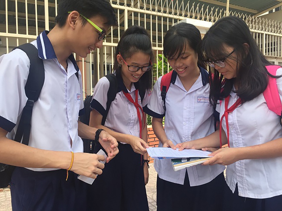 TPHCM: Hơn 68.000 chỉ tiêu vào lớp 10 công lập năm học 2018-2019 - 1 Học sinh TPHCM trong kỳ thi lớp 10 năm trước.