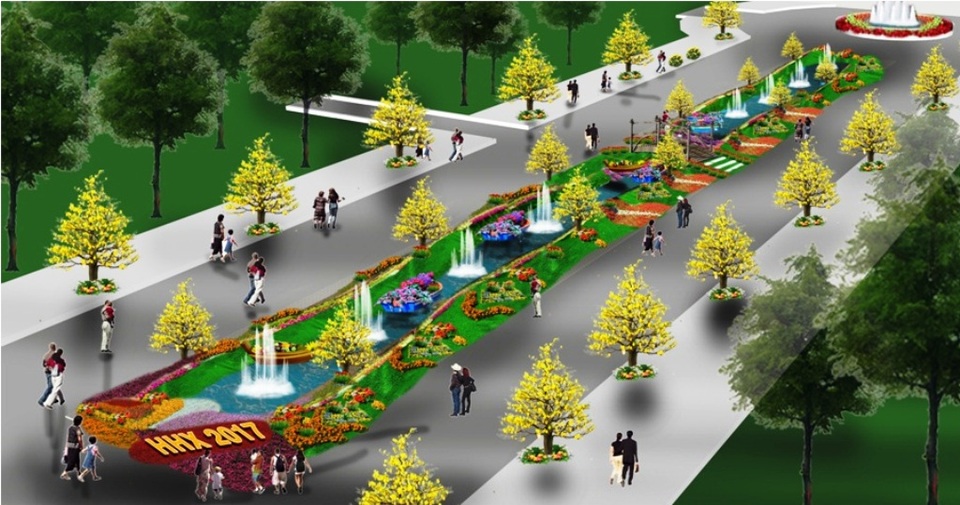 Gà đuôi dài 6 tấc, mai tán rộng 3,5 mét "khoe dáng" tại hội hoa xuân - 3 Thành phố đã xây dựng được những dòng sông xanh-sạch, vì môi trường sống của thành phố, mọi người chung tay giữ gìn môi trường để TP ngày càng xanh sạch đẹp và là nơi có chất lượng cuộc sống cao nhất