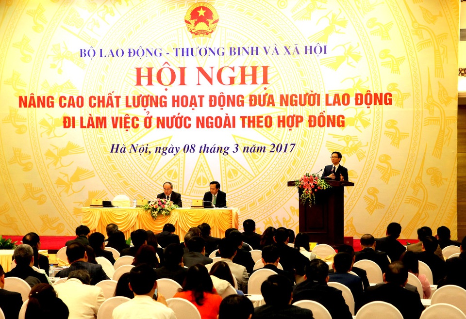 Xuất khẩu lao động: “Để bớt đi những lời kêu cứu từ người lao động” - 1
Hội nghị Hội nghị nâng cao chất lượng đưa lao động đi hoạt động theo nước ngoài theo hợp đồng.