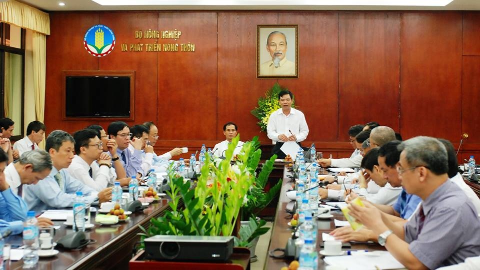 Bộ Nông nghiệp “đặt hàng” với 34 Đại sứ để mở mới thị trường xuất khẩu nông sản - 1 Quanh cảnh buổi làm việc tại Bộ NN&PTNT.