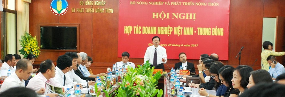 Trung Đông - Tiềm năng cho nông sản Việt còn lớn - 1 Quang cảnh Hội nghị...