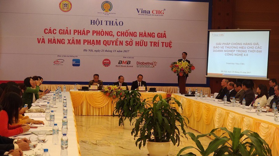 Tìm giải pháp phòng, chống hàng giả và hàng xâm phạm quyền sở hữu trí tuệ - 1
Quang cảnh hội thảo.