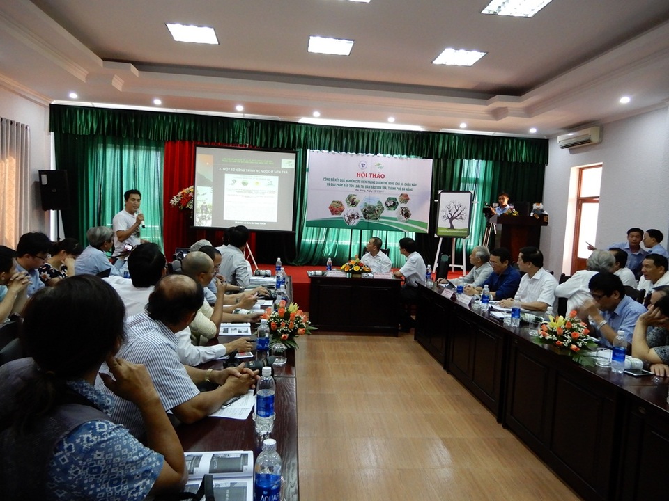Công bố số liệu mới về Voọc chà vá chân nâu tại bán đảo Sơn Trà - 1 Quang cảnh hội thảo