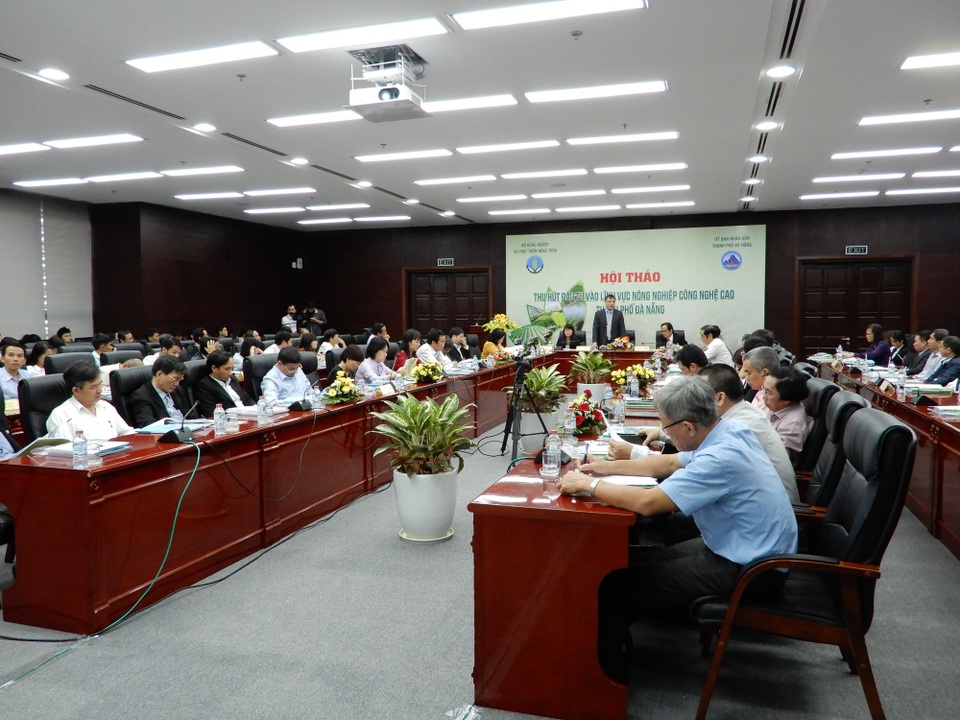 Đà Nẵng kêu gọi đầu tư 1.500 tỷ đồng vào 5 dự án nông nghiệp công nghệ cao - 1 Quang cảnh hội thảo