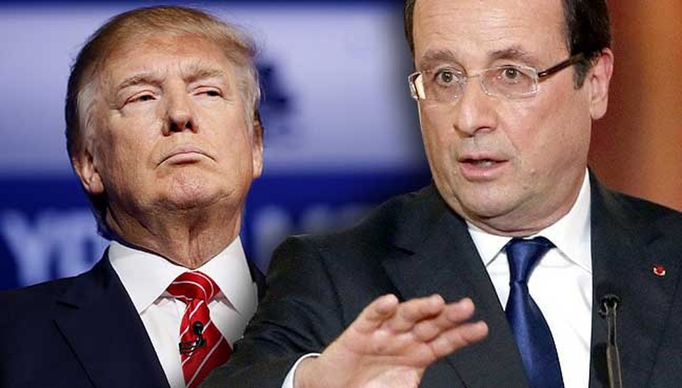 Tổng thống Pháp phản pháo ông Trump sau bình luận về Paris - 1
Tổng thống Mỹ Trump và Tổng thống Pháp Hollande (Ảnh: Free Malaysia Today)