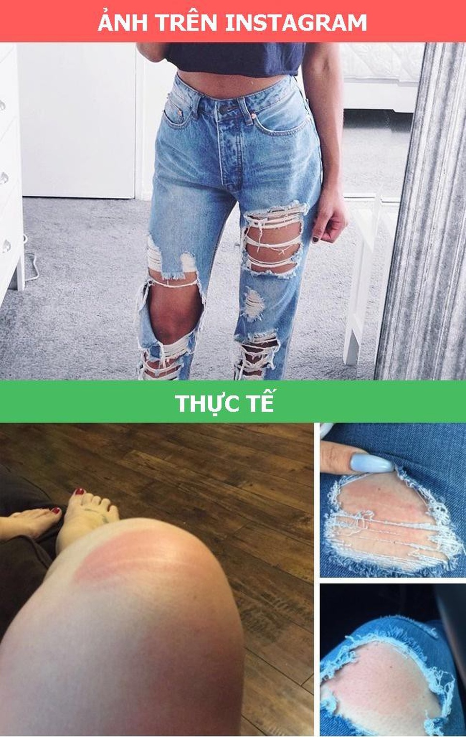 Bộ ảnh bóc mẽ những trào lưu đang “hot rần rần” trên Instagram - 3 Một sự thật phũ phàng khác về mốt thời trang hở bạo, đang làm mưa làm gió không những trên Instagram mà còn cả những mạng xã hội khác.