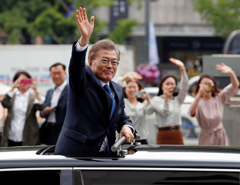 Tổng thống Hàn Quốc đến Việt Nam vào tháng 11 - 1
Tổng thống Hàn Quốc Moon Jae In (Ảnh: Reuters)