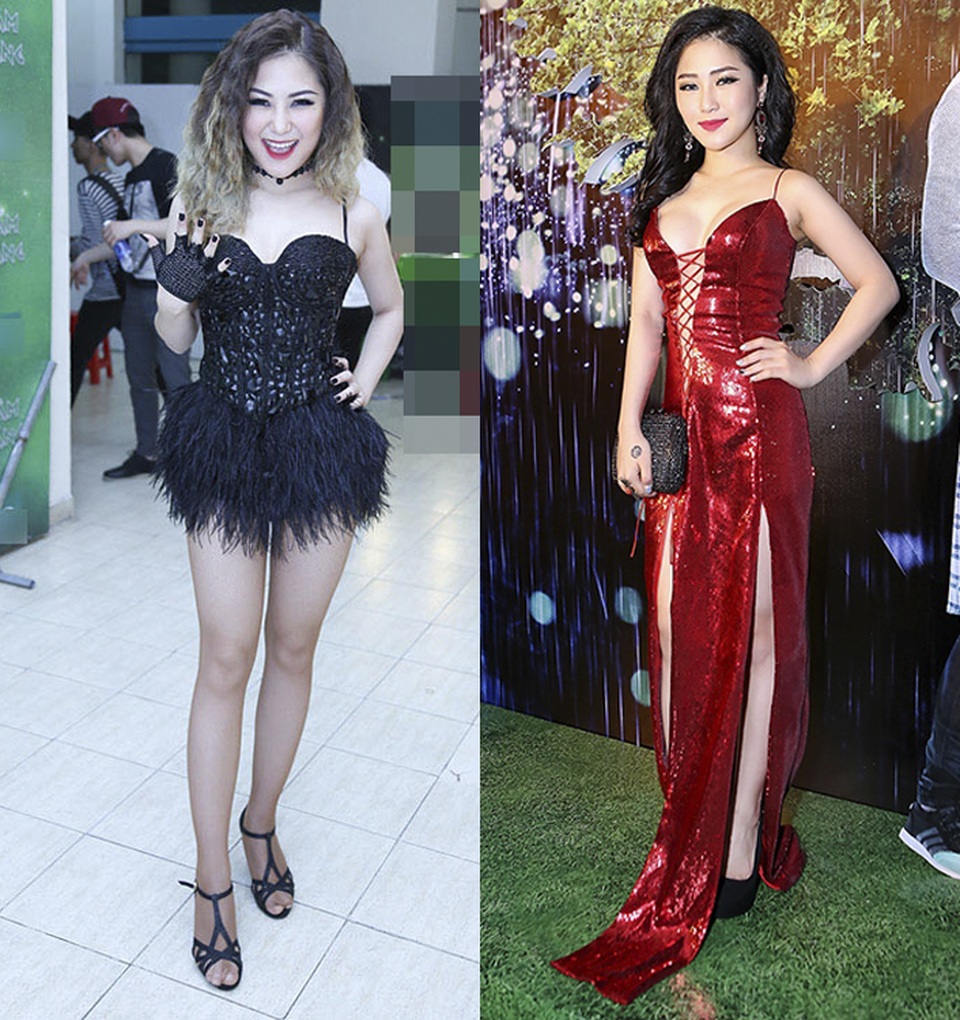 Top 10 sao Việt mặc xấu năm 2016 - 7 
Lắm tài nhiều tật, Hương Tràm thực sự khiến nhiều người hoang mang về gout thẩm mỹ của mình. Nữ ca sĩ sinh năm 95 thường xuyên bị bắt gặp trong những bộ cánh thiếu vải, cắt xẻ quá đà, tuy nhiên, chính điều này lại tố cáo tất cả những điểm yếu về hình thể của Hương Tràm.