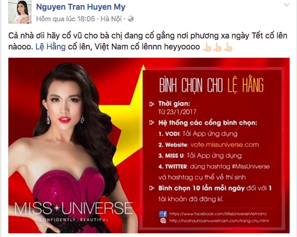 Á hậu Lệ Hằng rưng rưng nhớ Tết Việt trên đất Philippines - 5 Á hậu Huyền My...