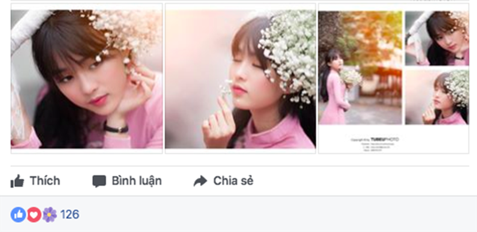 Dân mạng đua nhau thử biểu tượng cảm xúc bông hoa "Biết ơn" trong facebook - 3 Giờ thì đâu đâu cũng thấy tung bông
