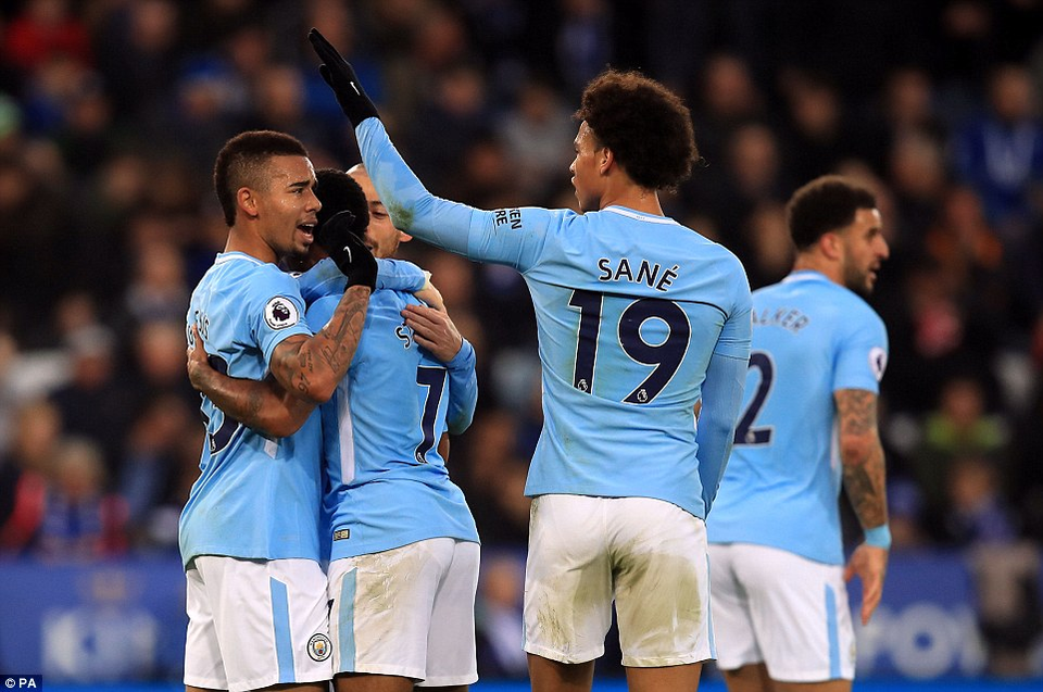 Vượt qua Leicester, Man City đạt mốc 11 trận thắng liên tiếp - 1
Man City có chiến thắng thứ 11 liên tiếp ở Premier League sau 12 trận