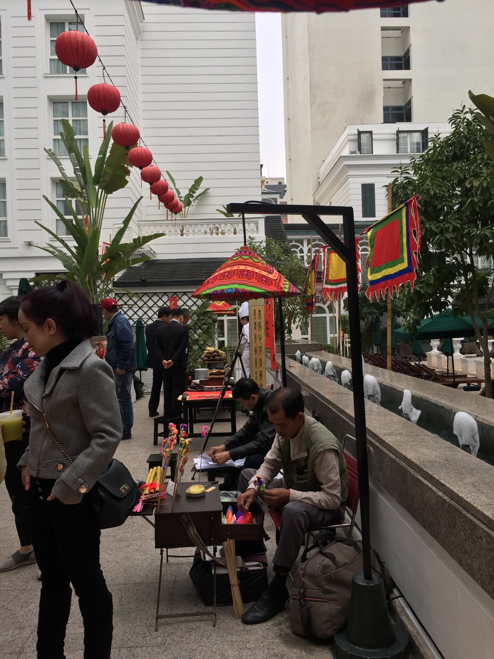 
Phiên chợ mang đậm nét đặc trưng của văn hóa Kinh kỳ thưở xưa
