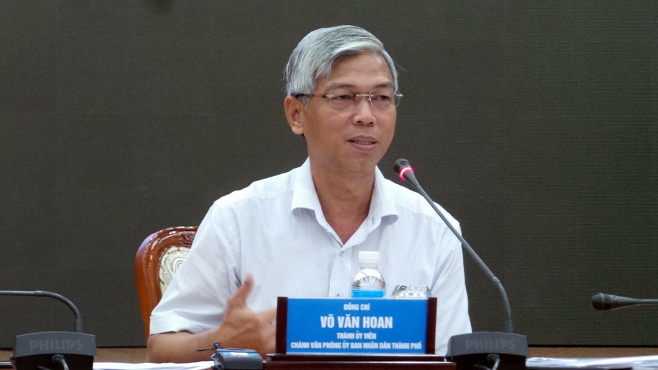 Vì sao TPHCM không được bắn pháo hoa dịp lễ 30/4? - 1 Ông Võ Văn Hoan - Chánh Văn phòng UBND TPHCM, khẳng định TP sẽ kiên trì kiến nghị Trung ương cho TP bắn pháo hoa trong các dịp lễ khác