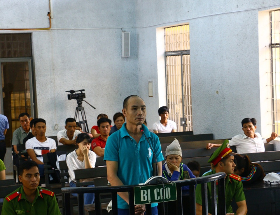 
Bị cáo Ngọc tại phiên tòa
